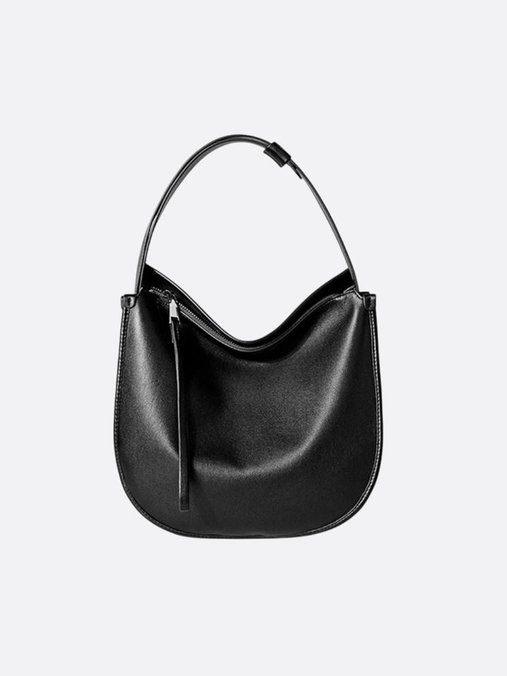 Soft leather shoulder bag
